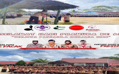 Upacara HUT Pramuka Ke-63